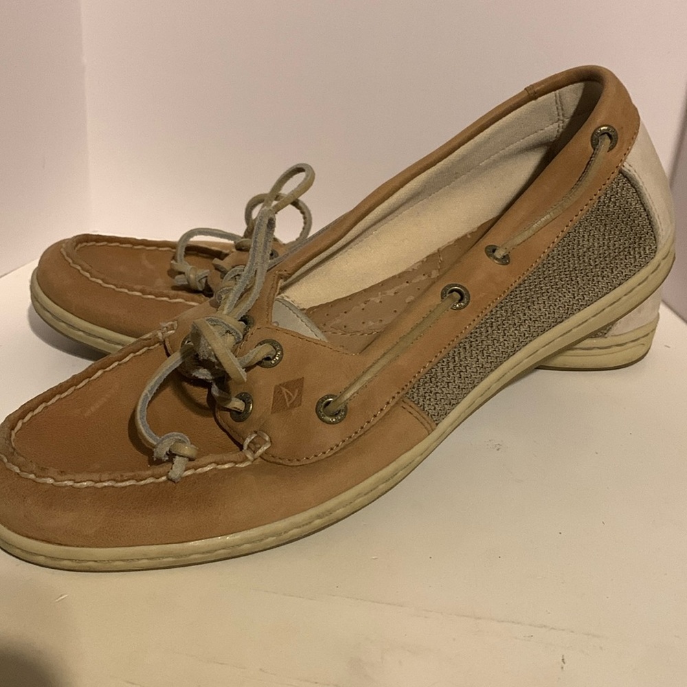 Sperry Top-Sider Leather Boat Loafer Womens Shoes Size 10M - GUC